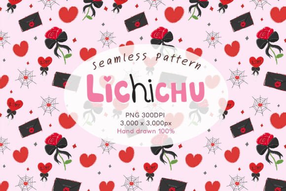 Adding Dark Elegance to Your Projects with Gothic Dark Romance Seamless Pattern Sets