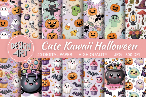 Embrace the Adorable Spook: Why Cute Kawaii Halloween Pattern Paper is Your Next Creative Staple