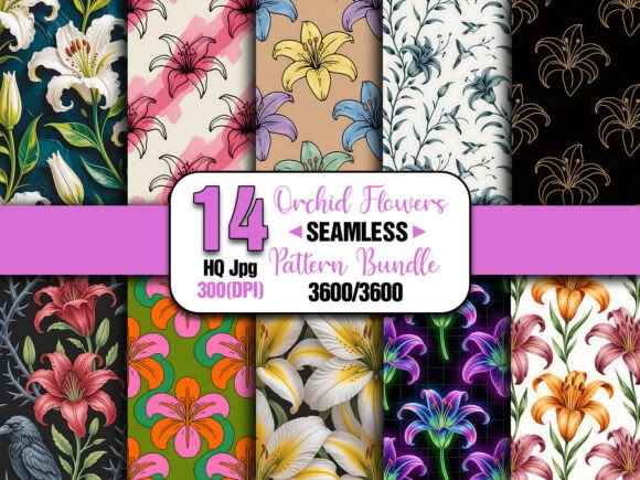 Orchid Tropical Luxury Seamless Pattern: A Design Essential