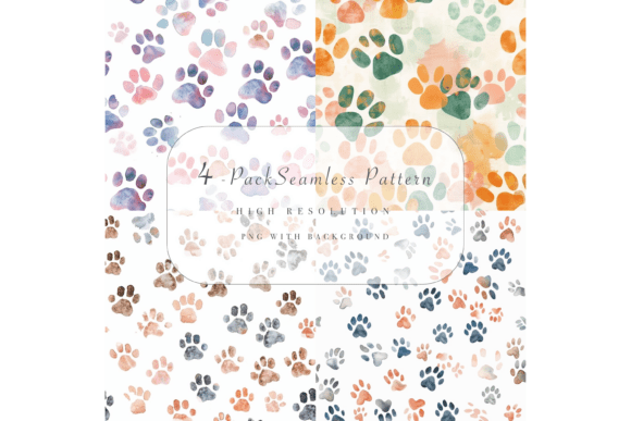 Paw Print Pattern Bundle Review: A Practical Look at Pastel Seamless Designs