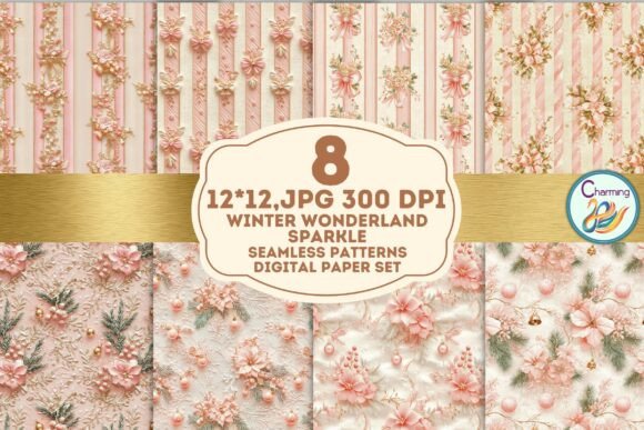 Seamless Paper Winter Wonderland for Creative Projects