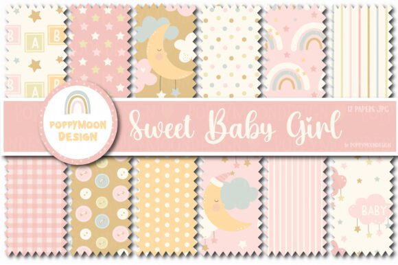 Sweet Baby Girl Paper Set