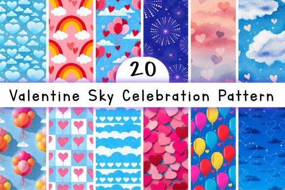 Valentine Sky Celebration Pattern: A Creative Design for Every Occasion